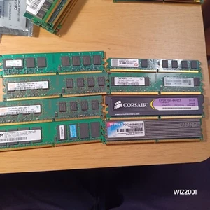 LOT 8x Multi Brand SPEED 2GB PC2 DDR2 Desktop Memory RAM NON-ECC HYNIX PATRIOT - Picture 1 of 14