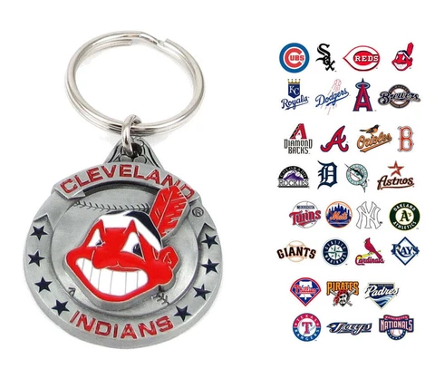 MLB Sculpted Pewter Keychain - Choose Your Team Cover