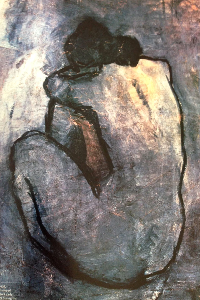 Blue Lady by Pablo Picasso Spanish Painter Art Wall Room Poster - POSTER 20x30 - Изображение 1 из 4