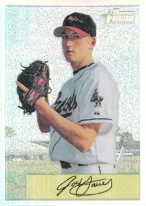 2002 BOWMAN HERITAGE CHROME REFRACTORS JOSH TOWERS #BHC /350 ORIOLES - Picture 1 of 1