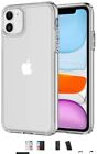 iPhone 11 Tempered Glass phone case + Soft TPU Bumper [Scratch resistant]