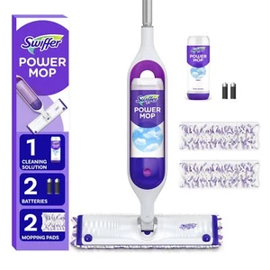 Swiffer PowerMop Multi-Surface Mop Kit for Floor Cleaning Fresh Scent - Picture 1 of 9