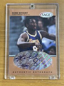 Kobe Bryant Basketball SAGE Sports Trading Cards & Accessories for 