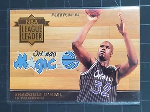 1994-95 Fleer #5 Shaquille O'Neal NBA League Leaders - Bild 1 von 2