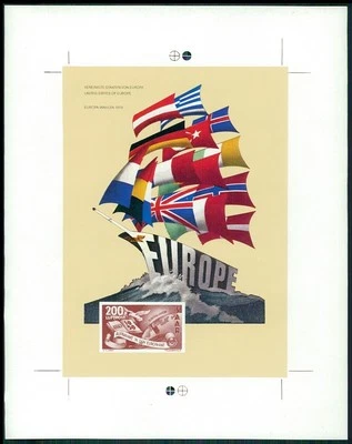 GERMANY SAAR EUROPARAT SONDERBLOCK 1979 EUROPA-WAHLEN PROOF UNCUT !! u59 - Image 1 of 2