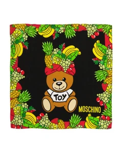 MOSCHINO  Silk Luxury Scarf  - Made In Italy - Picture 1 of 8