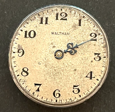 Antique 1918 Lady Waltham Model L-10 Watch Movement Parts/Repair L10 15j USA - Image 1 of 2