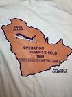 Rare VTG FedEx Federal Express Charters Airplane Operation Desert Shield T-Shirt