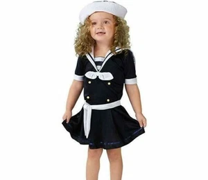FUN WORLD SEA SWEETIE SAILORETTE CHILD HALLOWEEN COSTUME TODDLER 3T-4T 120761 - Picture 1 of 1