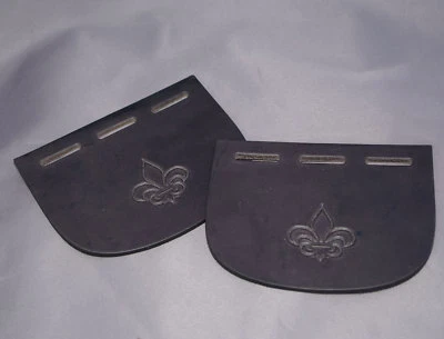 Englischer schwarzer Sattel Leder Gürtelschnalle Schutz drei Schlitze 3 Riemen Gürtel F1