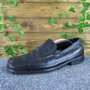 Zapatos de vestir mocasines de cuero Calvin Klein Neil sin cordones negros talla 8M - Imagen 1 de 7