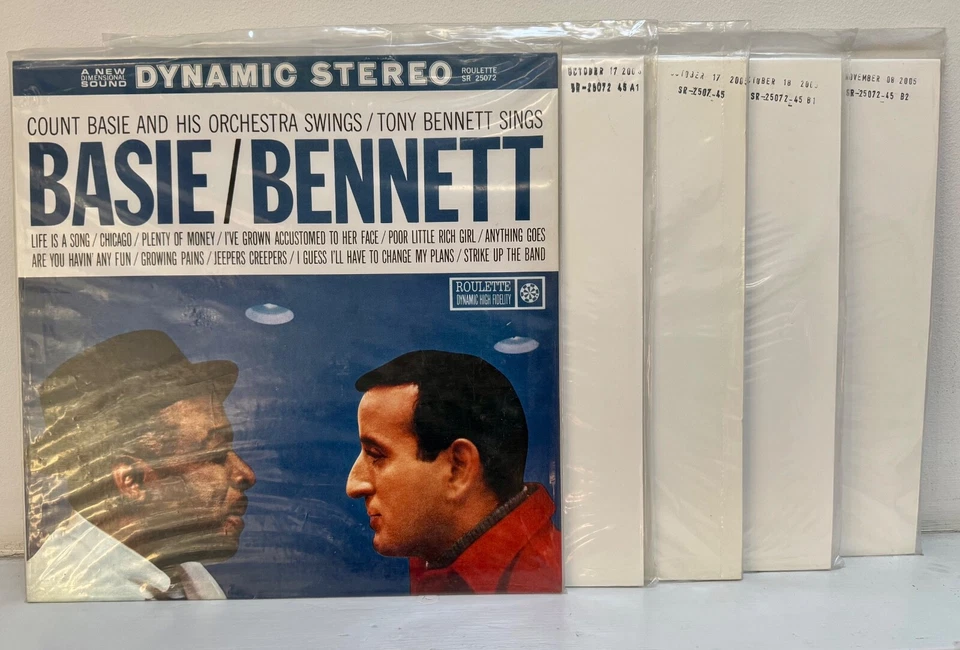 COUNT BASIE TONY BENNETT Count Basie Swings And Tony Bennett Sings 45RPM 4xLP TP - Image 1 of 2