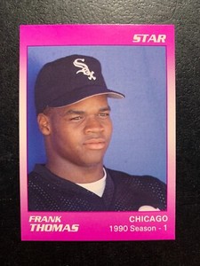 Frank Thomas 1991 STAR CO 1990 Season #1  Card 4 of 11  CHICAGO WHITE SOX