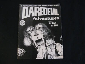 Rare jeu de rôle en VO Daredevil Adventures featuring Black Claws 1982 - Picture 1 of 12