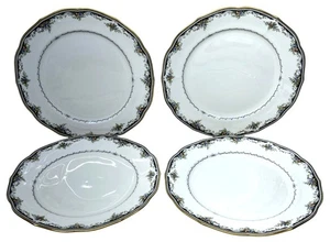 4 Mikasa Bone China CAP06 Millefleur Floral Dinner Plates 10 5/8" Japan - Picture 1 of 8
