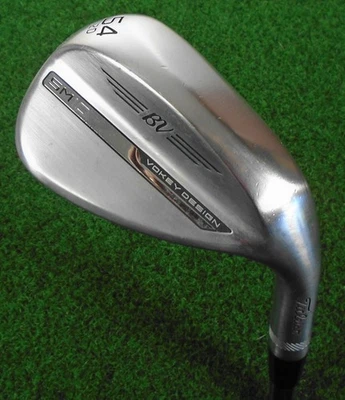 Exc. Vokey Spin Milled SM10 Chrome 54*/12* D Grind Sand Wedge, Wedge Flex, Std. - Image 1 of 4