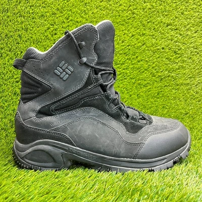 Columbia Bugaboot Omni Grip Hombres Talla 13 Negro Exterior Impermeable Botas con Cordones Foto 1 de 4