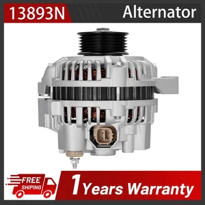Alternator W/Pulley For 2001-2005 Honda Civic 1.7L CW AL1295X 13893N AMT0125 70A - Picture 1 of 10