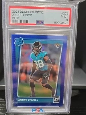 2021 Panini Donruss Optic Rated Rookie Andre Cisco #278 Blue - Image 1 of 2