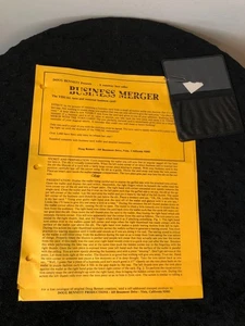 Vintage Doug Bennett “Business Merger” Magic Trick for Business Cards - Picture 1 of 3