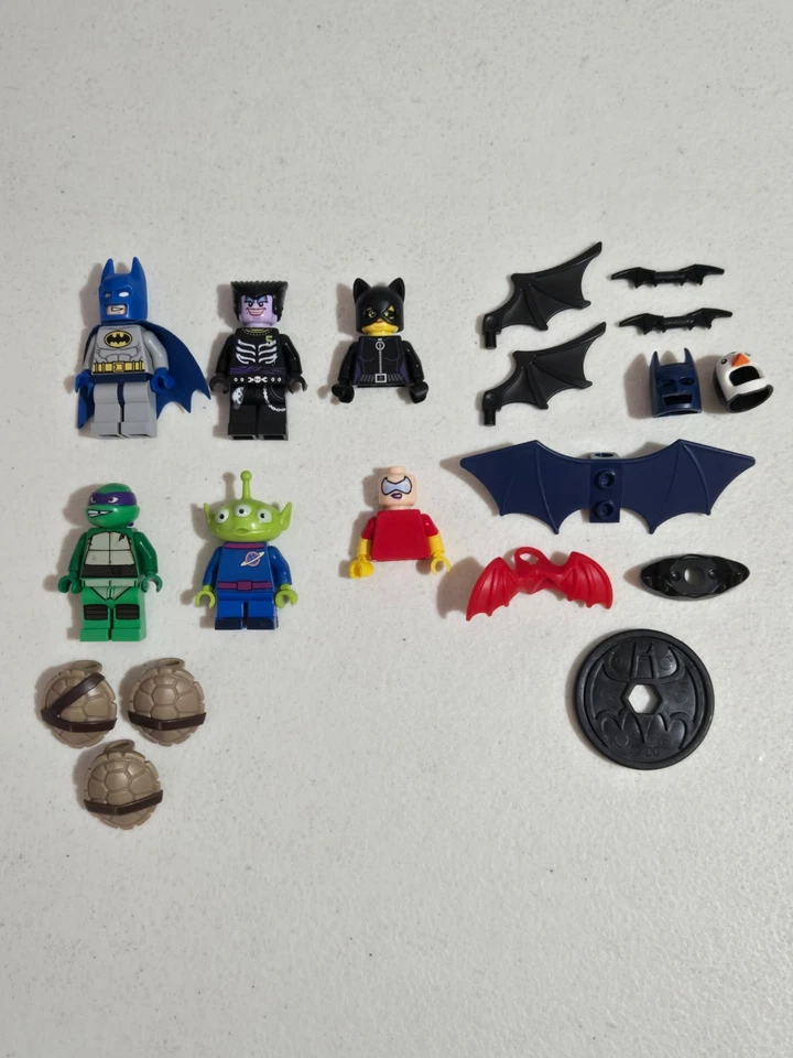Lego BATMAN TORTUGA NINJA ALIEN y más (6 en total) lote de minifiguras y accesorios Foto 1 de 4
