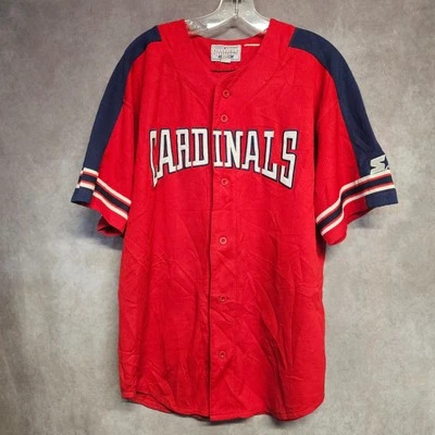 Camiseta deportiva vintage de los 90 Starter St Louis Cardinals Mark McGwire 25 para hombre L Foto 1 de 4