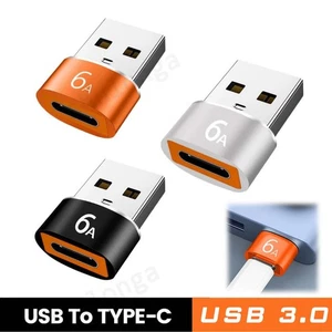 Confezione da 1-3 Adattatore da USB C a USB 3.0, Convertitore Tipo C Femmina ad A Maschio, 5Gbps - Foto 1 di 19