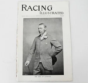 Horse Racing Illustrated 1896 Antique Magazine Egerton House Stud Royal Ascot - Picture 1 of 5