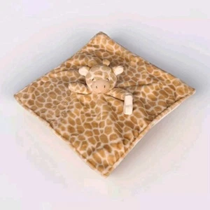 Carters Giraffa Peluche Lovey Coperta di Sicurezza Tan Bianco Ciuccio Anello 2016 - Foto 1 di 8