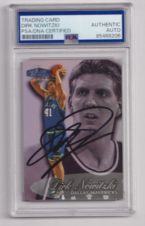 NBAカード Dirk Nowitzki 直書きサインカード Dirk Nowitzki Signed