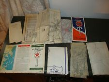 LOT OF 9 U.S. MAPS 1906 TO 1941