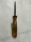 Snap On Tools Vintage Ssd204 Clear Hard Handle Screwdriver With Pocket Clip