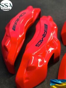CUSTOM BRAKE CALIPER COVERS FOR MERCEDES-BENZ IN RED COLOR