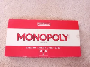Waddingtons Monopoly Vintage Original 1972 Red Long Box Board Game Complete - Picture 1 of 11