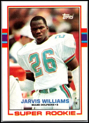 1989 Topps #291 Jarvis Williams - Super Rookie RC FREE SHIPPING! - Image 1 of 2