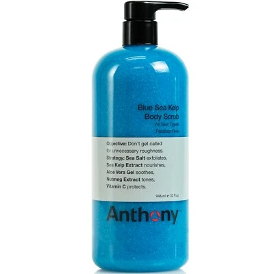 Anthony Blue Sea Kelp Exfoliating Body Scrub: 32 FL Oz, Contains Sea Salt, Aloe  - Image 1 of 4