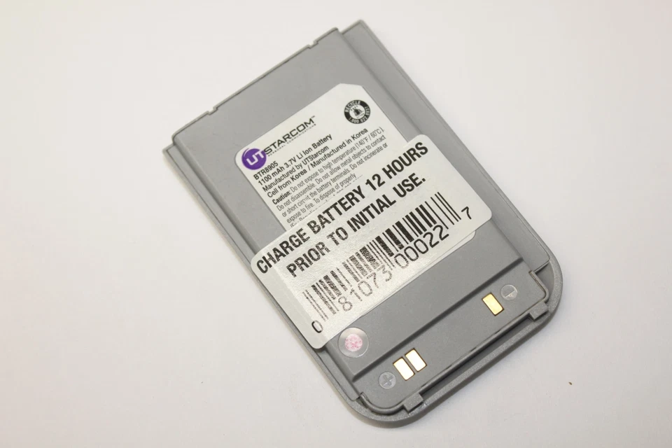 Batería de iones de litio de repuesto genuina UTStarcom BTR8905 3,7 V 1100 mAh para CDM-8905 Foto 1 de 1