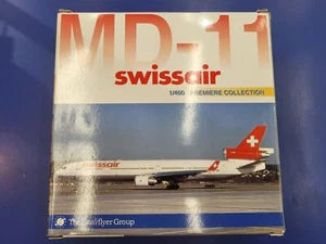 DRAGON WINGS 1/400 McDonnell Douglas MD-11 Swissair HB-IWT 55268 Diecast Model - Picture 1 of 3