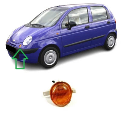 NUOVO PER CHEVROLET DAEWOO MATIZ 00-05 RIPETITORE INDICATORE DI DIREZIONE ANTERIORE ARANCIONE SINISTRO N/S - Immagine 1 di 3