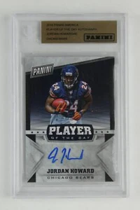 Jordan Howard Signed 2016 Panini Player of the Year Chicago Bears Beckett COA - Picture 1 of 3