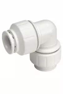 JG Speedfit 22mm Equal Elbow Connector White Plumbing Fittings - Picture 1 of 4