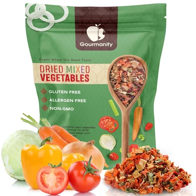 2Lb Tasty Vegetable Soup Blend, Dehydrated Vegetables for Ramen Toppings, Stews, - Image 1 of 4