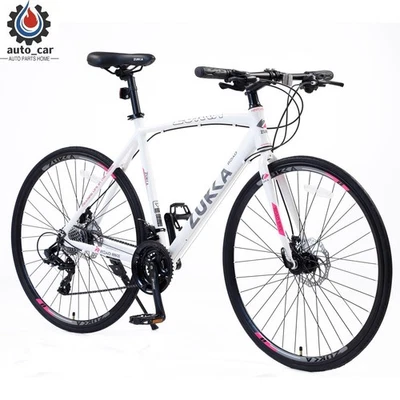 700C Hybrid Road Bike Shimano 24-Speed Disc Brakes, Lightweight Aluminum Frame - Image 1 of 4