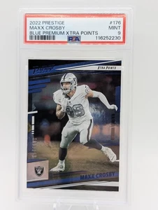 2022 Panini Prestige - Maxx Crosby #176 Xtra Points Blue /299 - Imagen 1 de 3