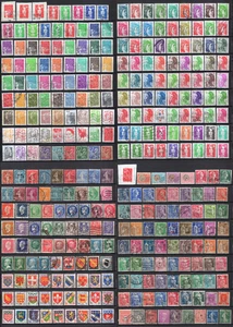 gros Lot France Oblitéré petit format dont Moderne x321 tous différents TBE - Picture 1 of 5