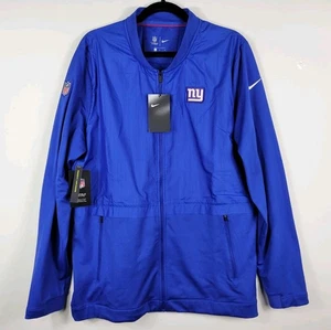 New York Giants NFL Nike Sideline Hybrid Zip Jacket Blue Mens Size L 907674-495 - Picture 1 of 21