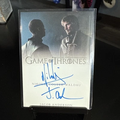 Rittenhouse Игра престолов Двойной Авто Николай Костер-Вальдау и Джейкоб Андерсон - Изображение 1 из 4