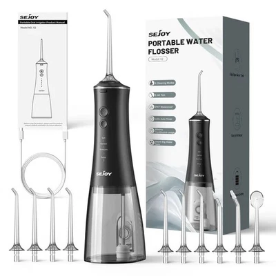 SEJOY Water Flosser Teeth Cordless Oral Irrigator Dental Tooth Flosser Travel