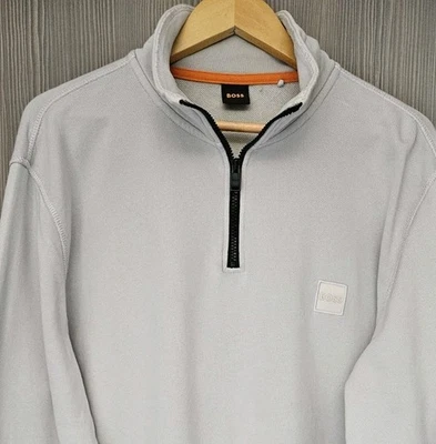 Hugo Boss 1/4 Zip Pullover 2XL In Immaculate Condition - Image 1 of 4