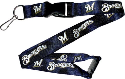 Milwaukee Brewers Lanyard Keychain Key Chain MLB New Cover